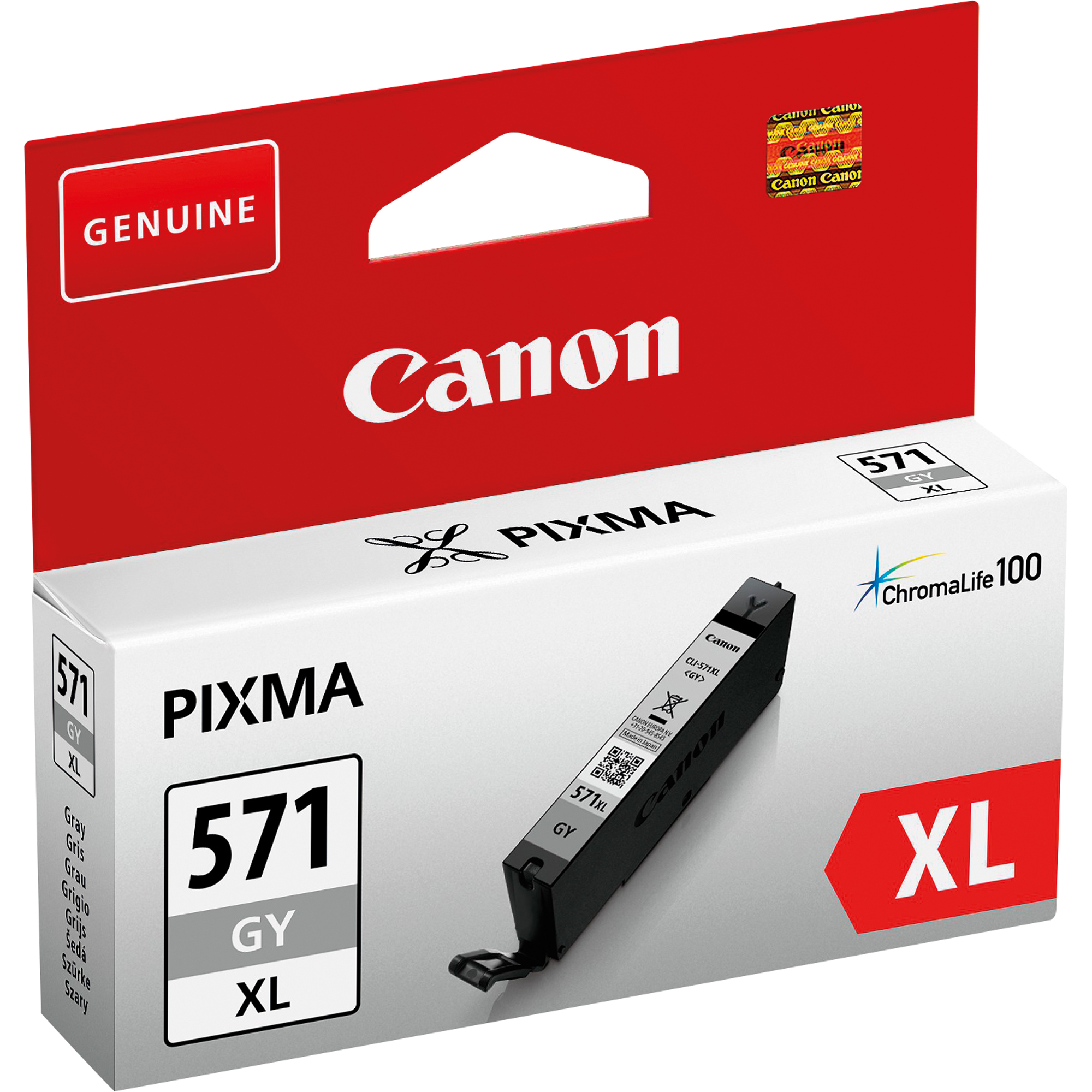 Canon Tintenpatrone CLI-571XL GY grau