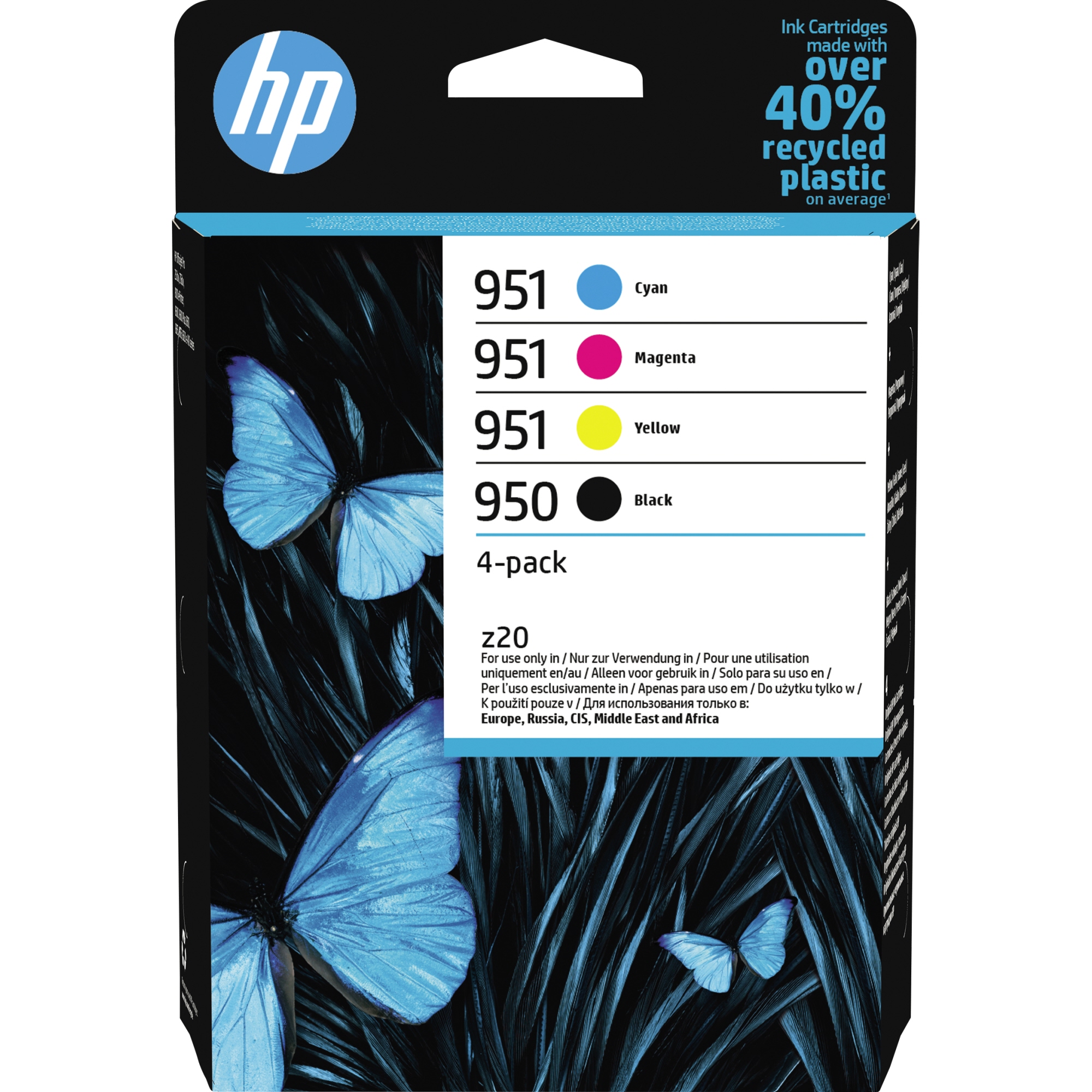 HP Tintenpatrone 950/951 schwarz, cyan, magenta, gelb