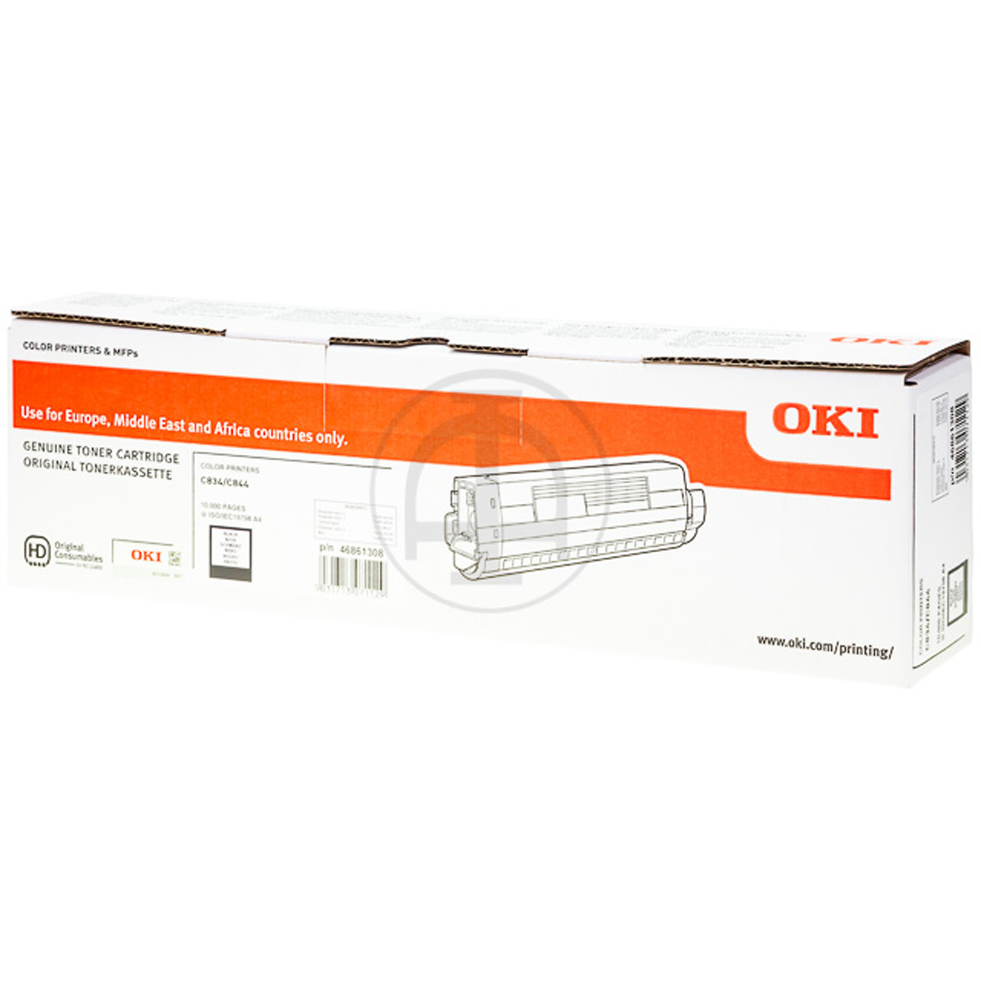 OKI Toner 46861307 cyan