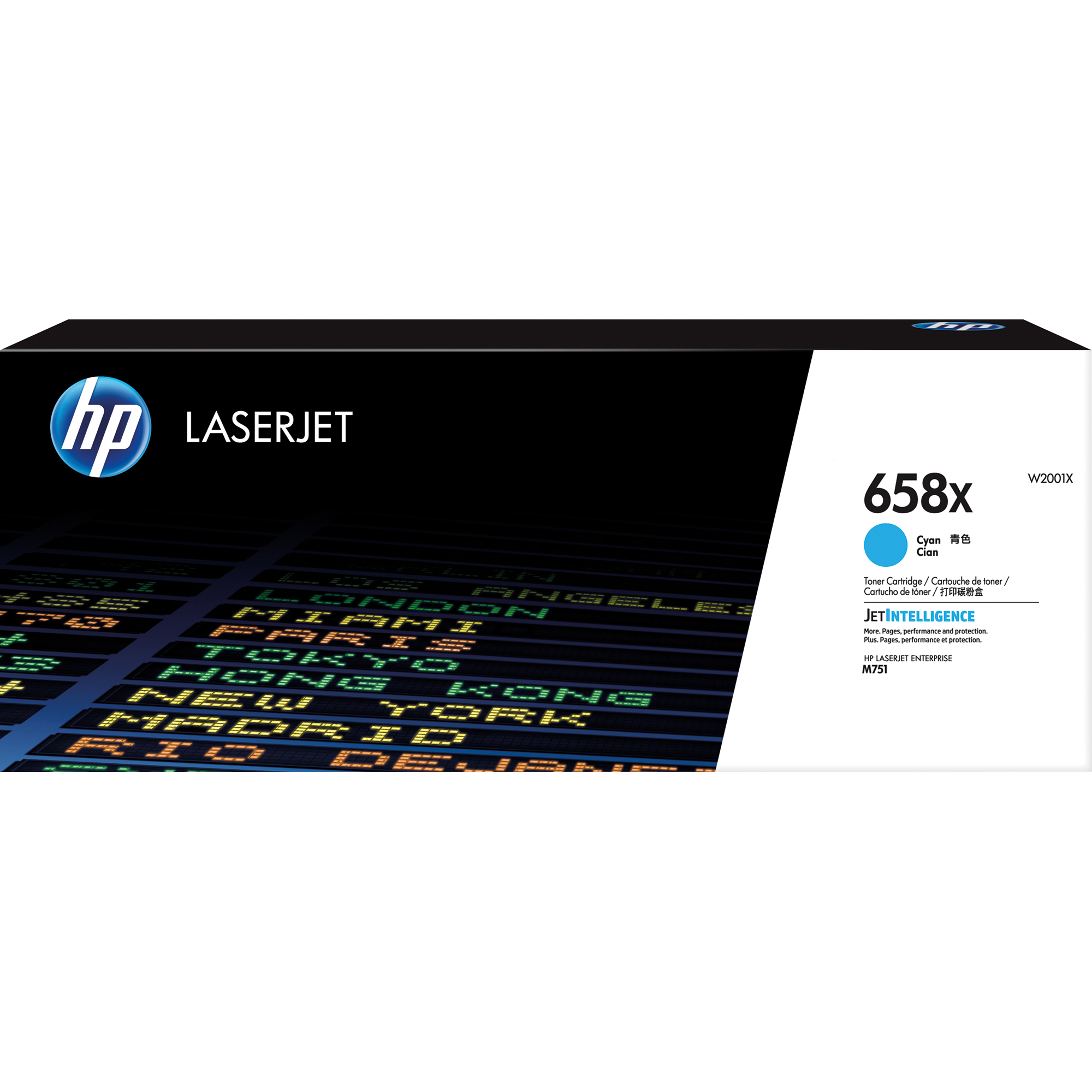 HP Toner 658X cyan