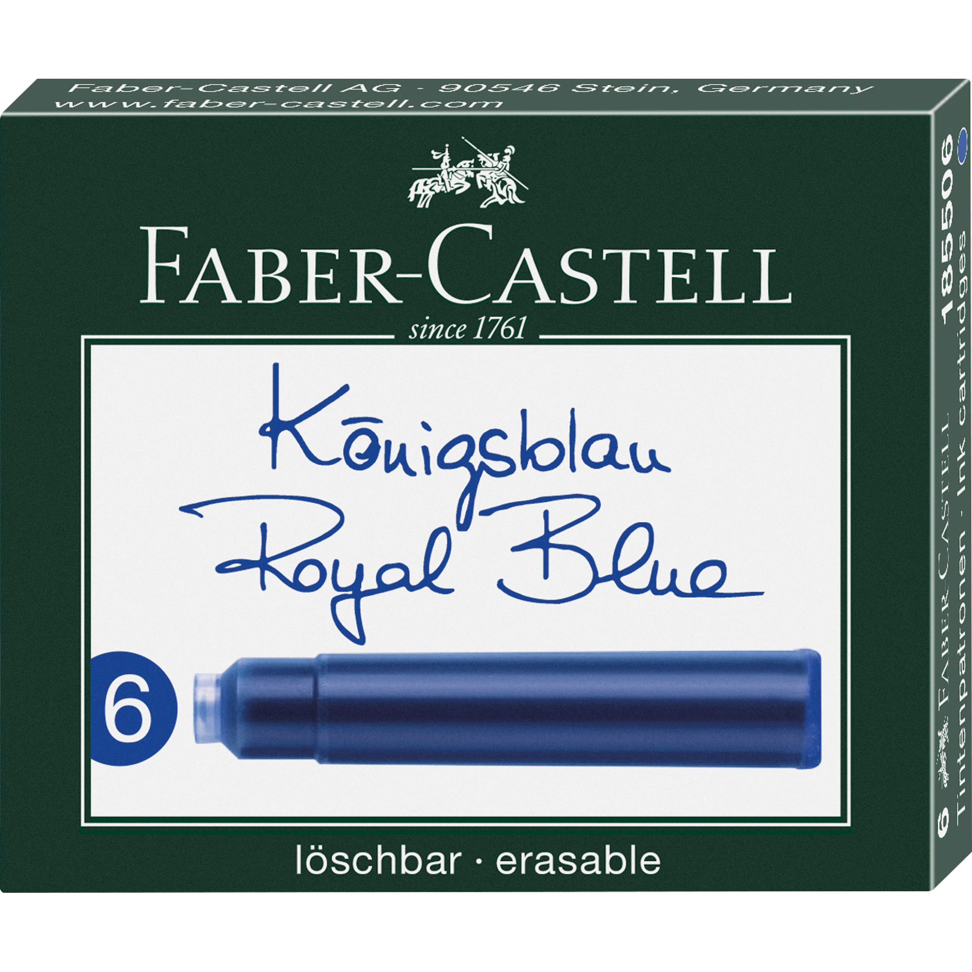 Faber-Castell Tintenpatrone Standard löschbar