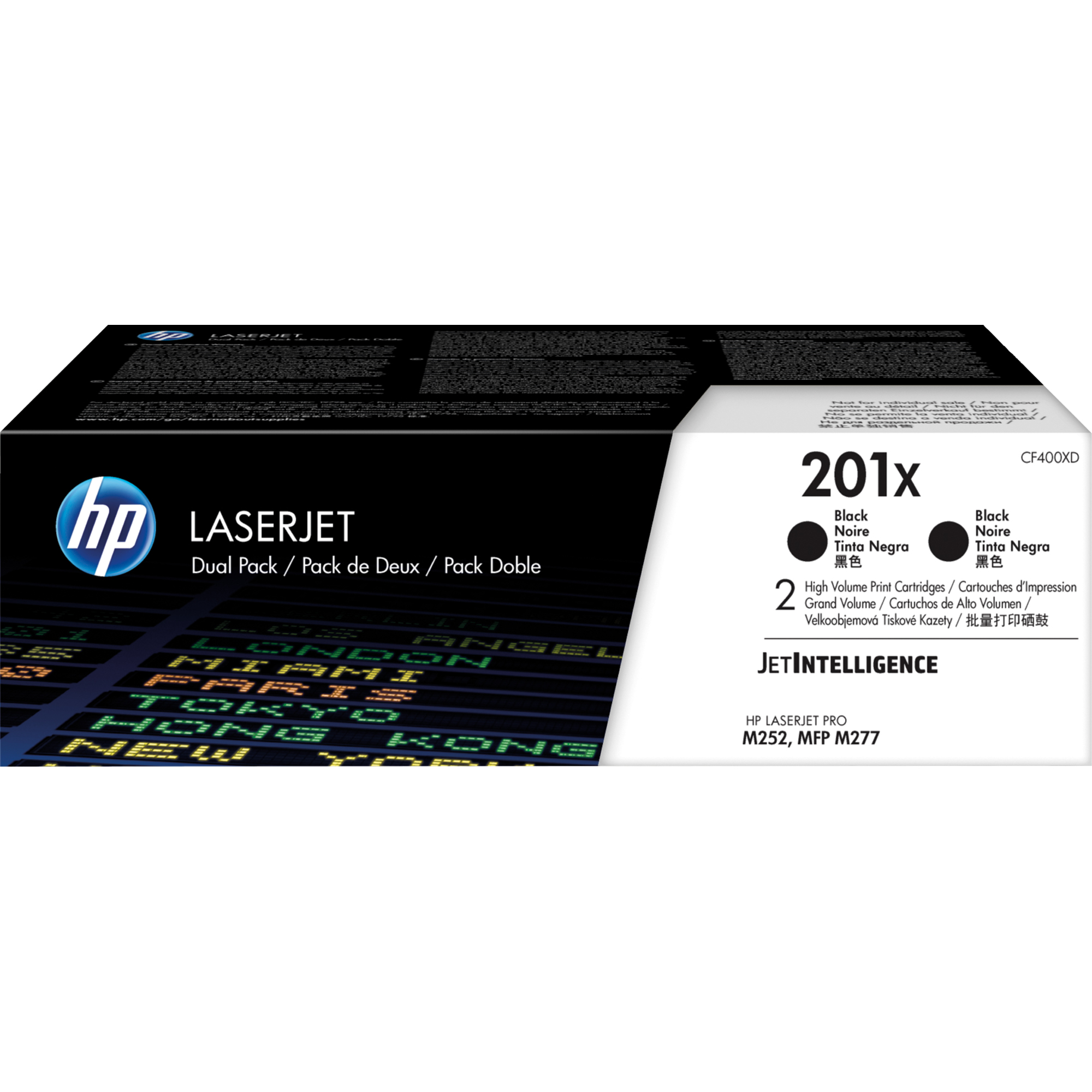 HP Toner 201X schwarz 2 St./Pack.