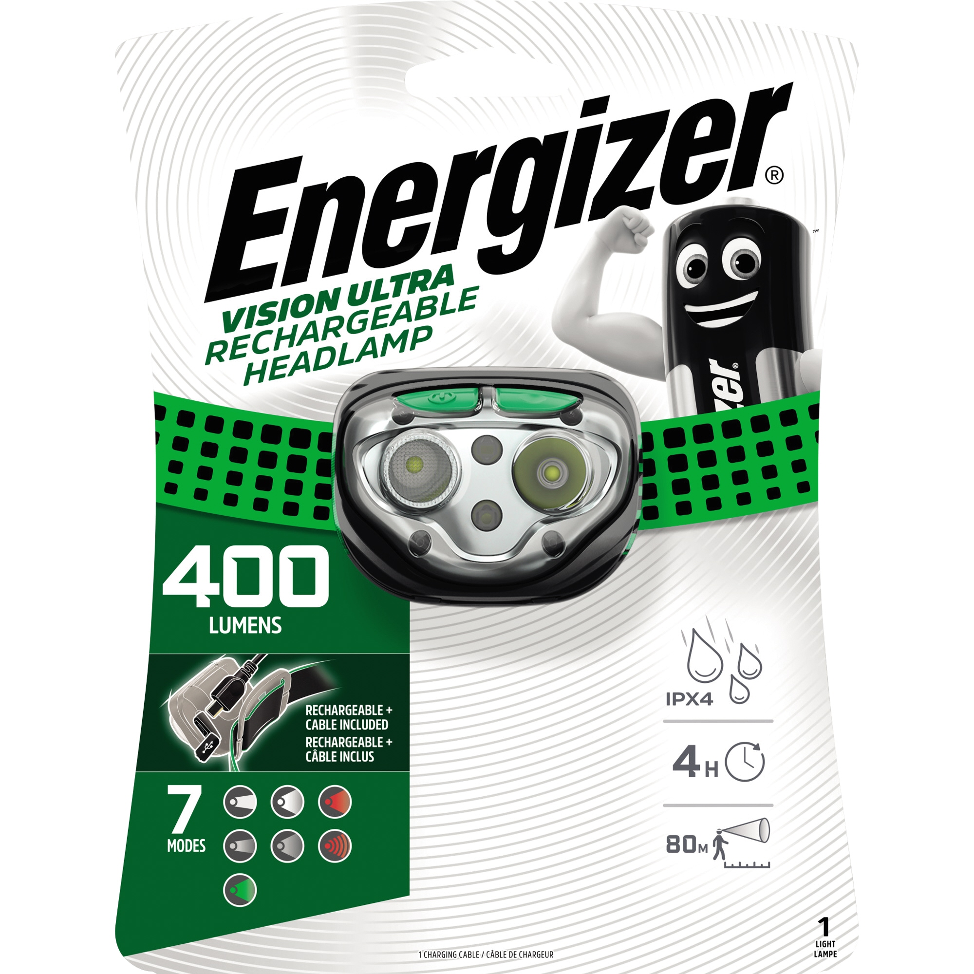 Energizer® Stirnlampe Vision Ultra HD