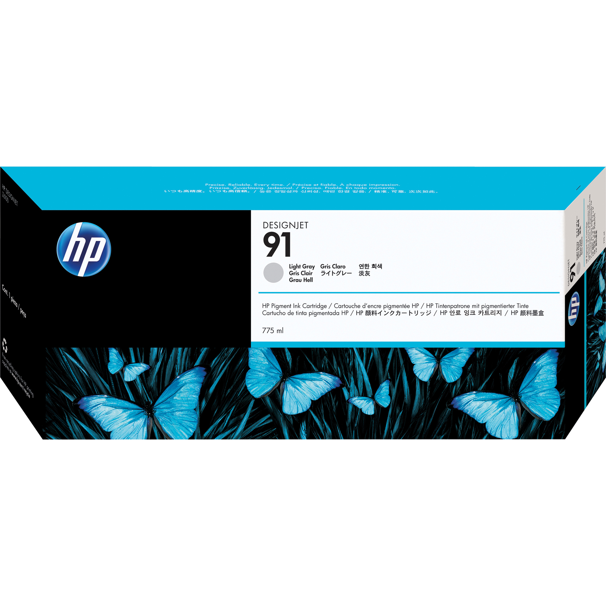 HP Tintenpatrone 91 hellgrau