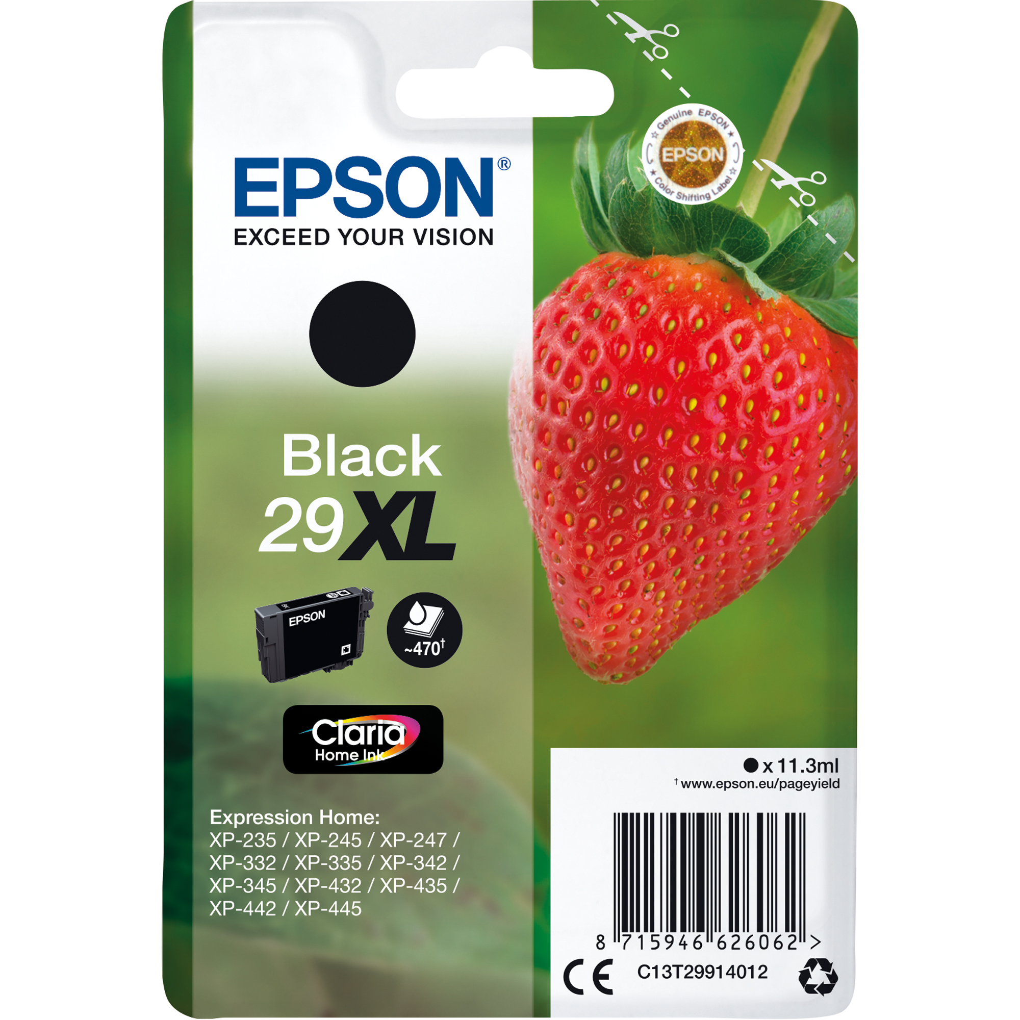 Epson Tintenpatrone 29XL schwarz