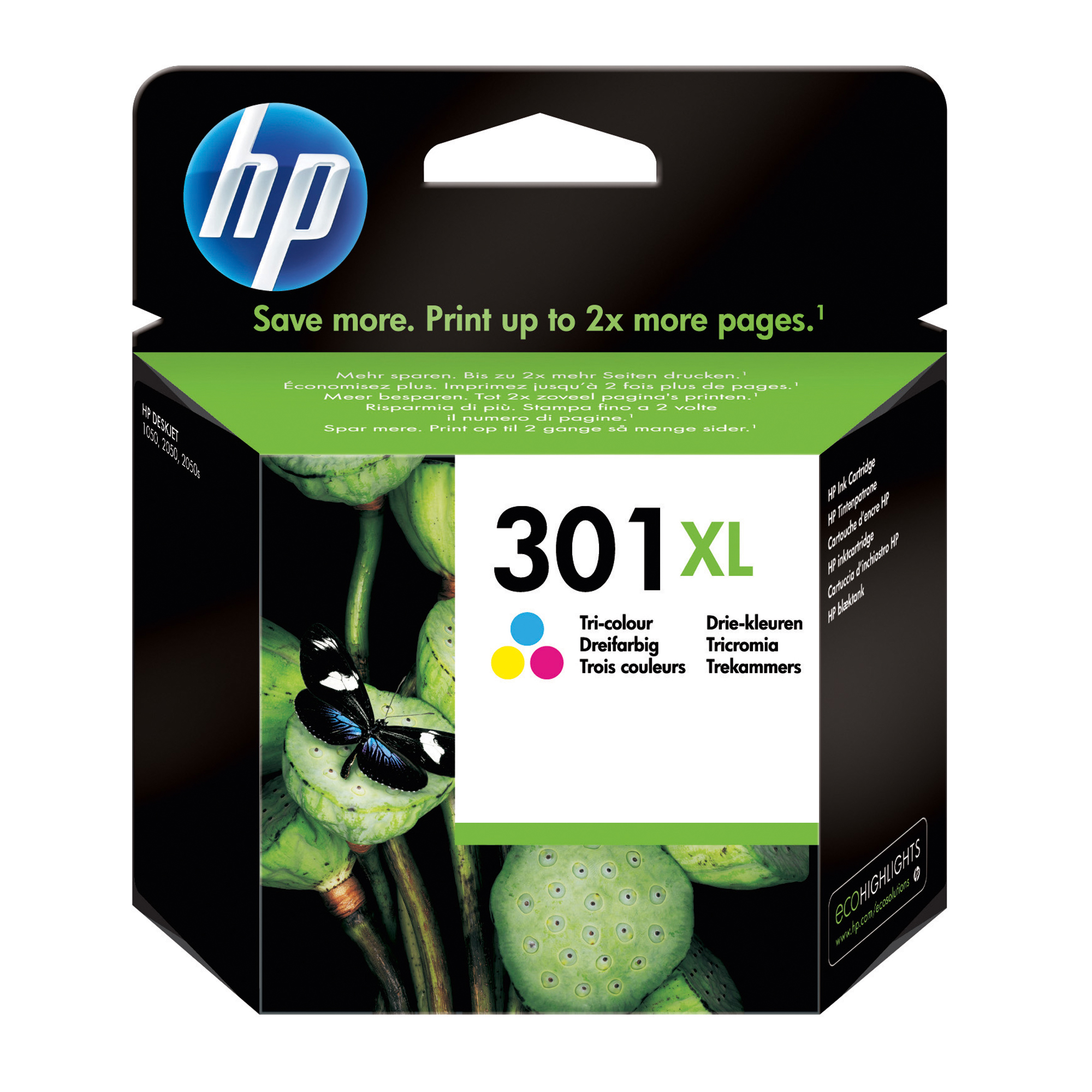 HP Tintenpatrone 301XL cyan/magenta/gelb