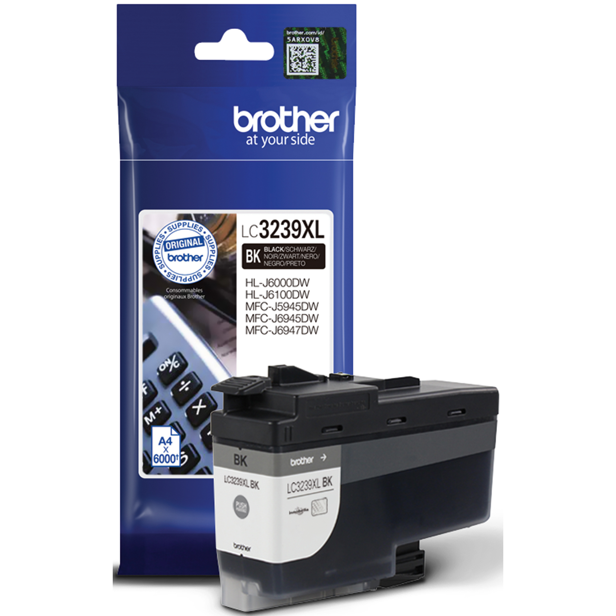 Brother Tintenpatrone LC-3239XL-BK schwarz