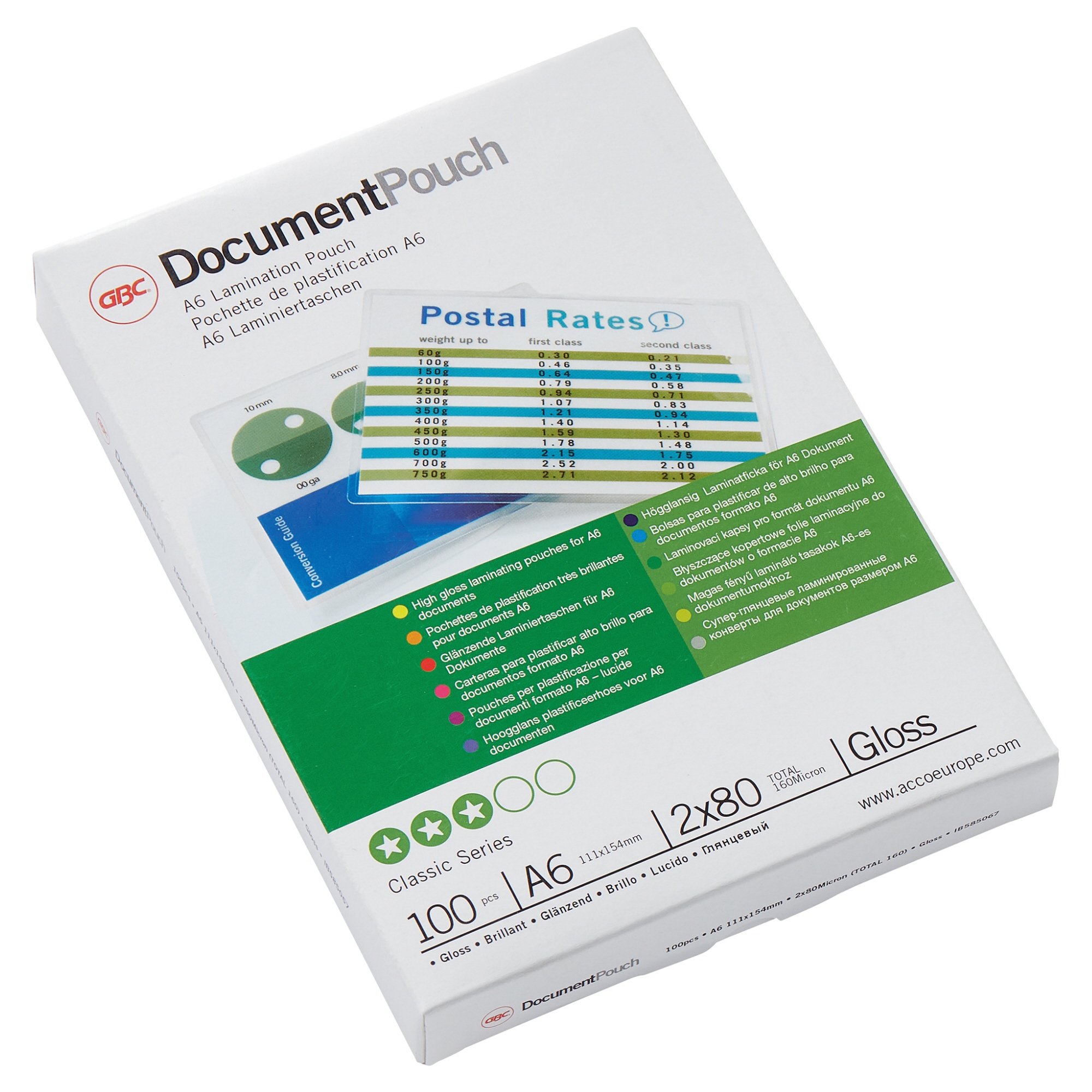 GBC® Laminierfolie Document™ Pouch DIN A6