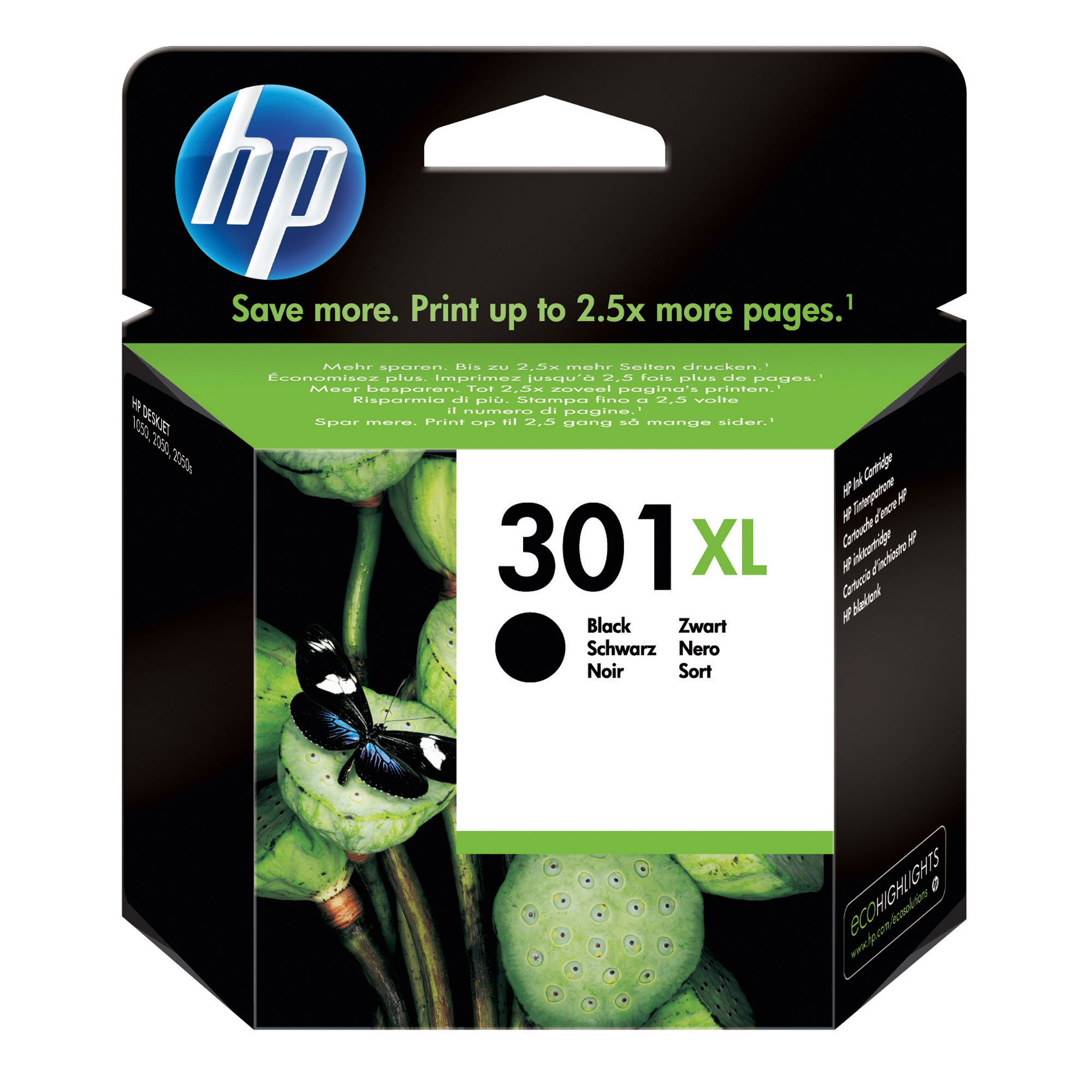 HP Tintenpatrone 301XL schwarz