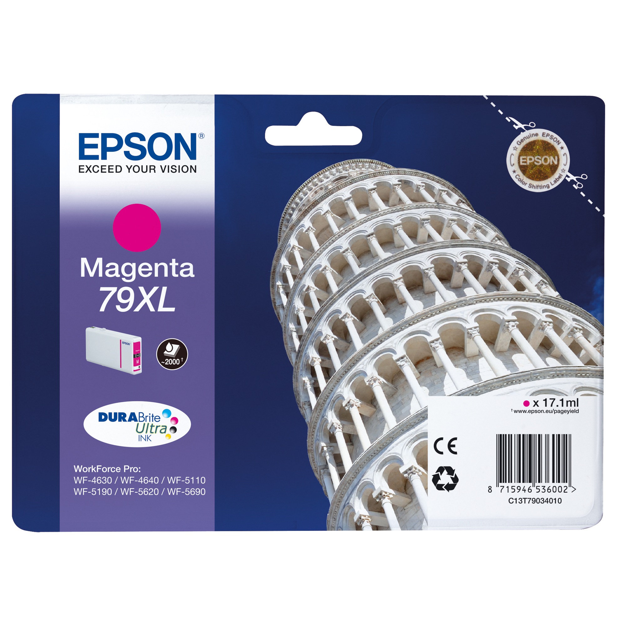 Epson Tintenpatrone 79XL magenta