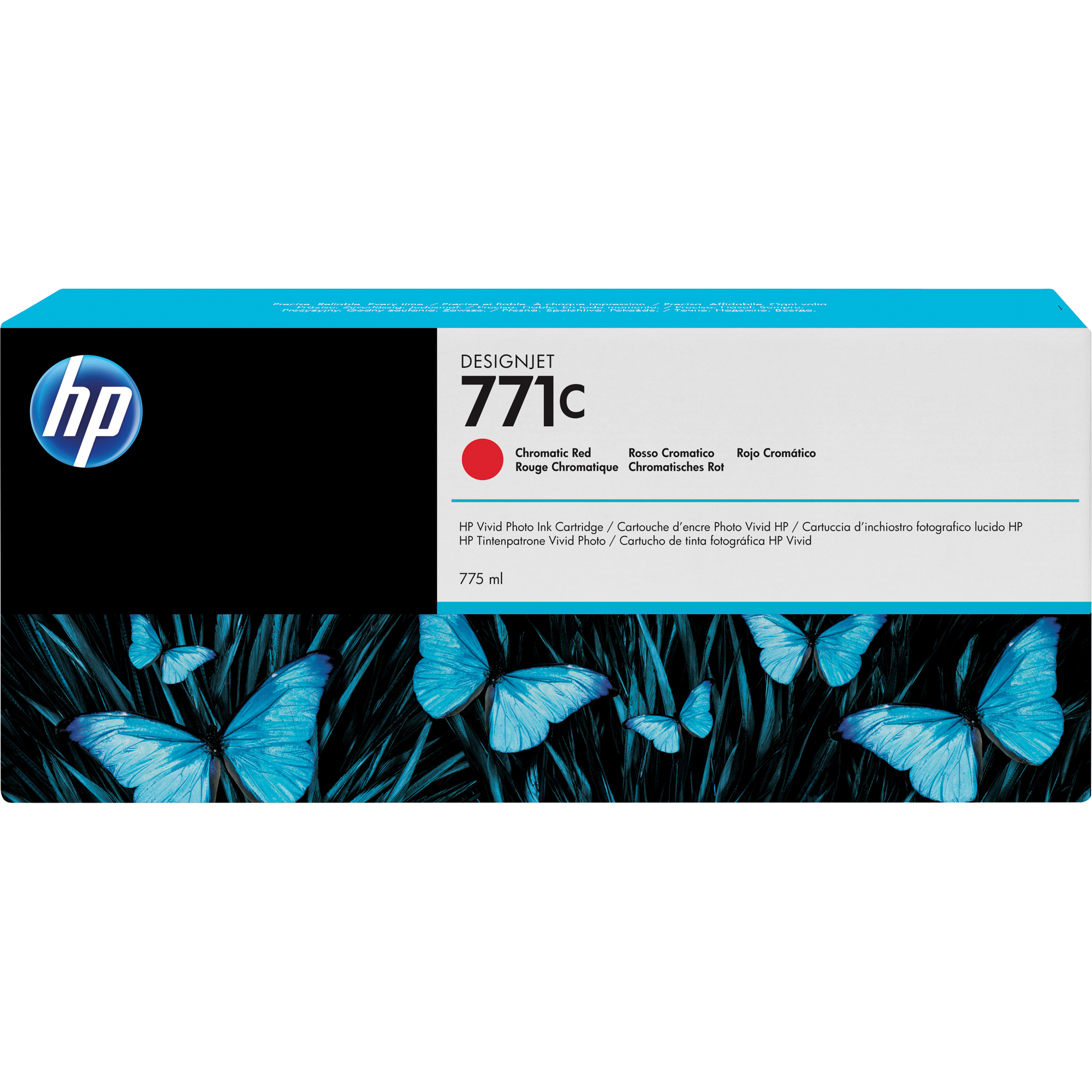 HP Tintenpatrone 771C rot