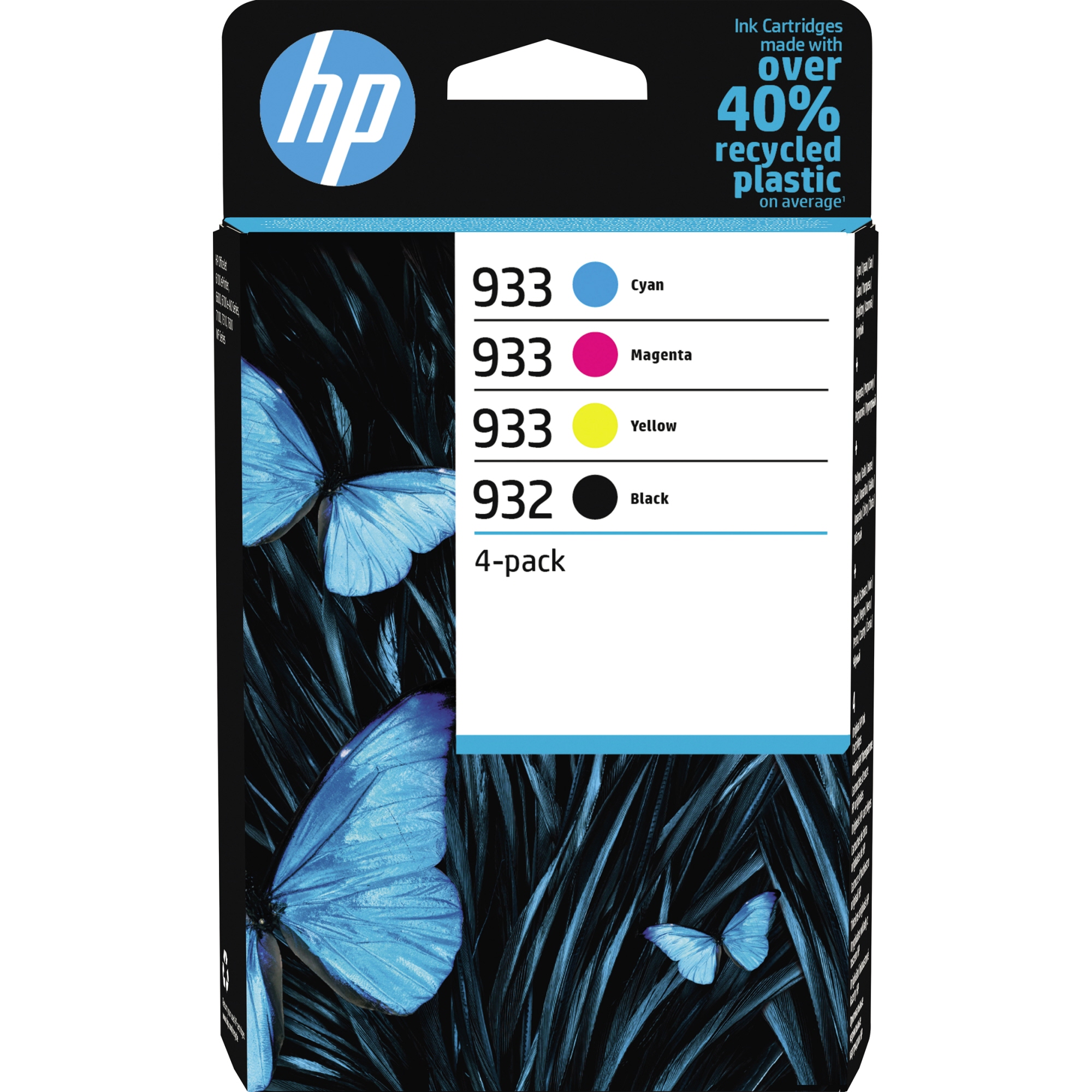 HP Tintenpatrone 932/933 schwarz, cyan, magenta, gelb