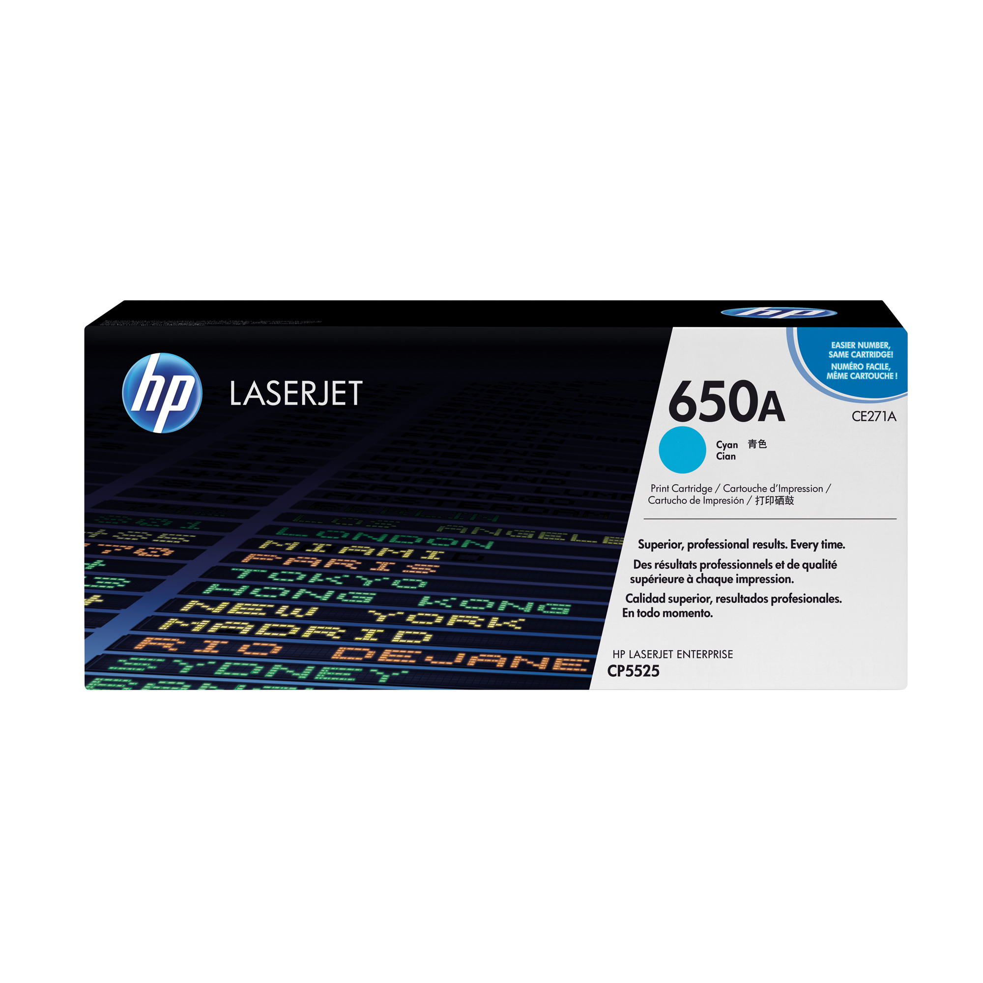 HP Toner 650A cyan