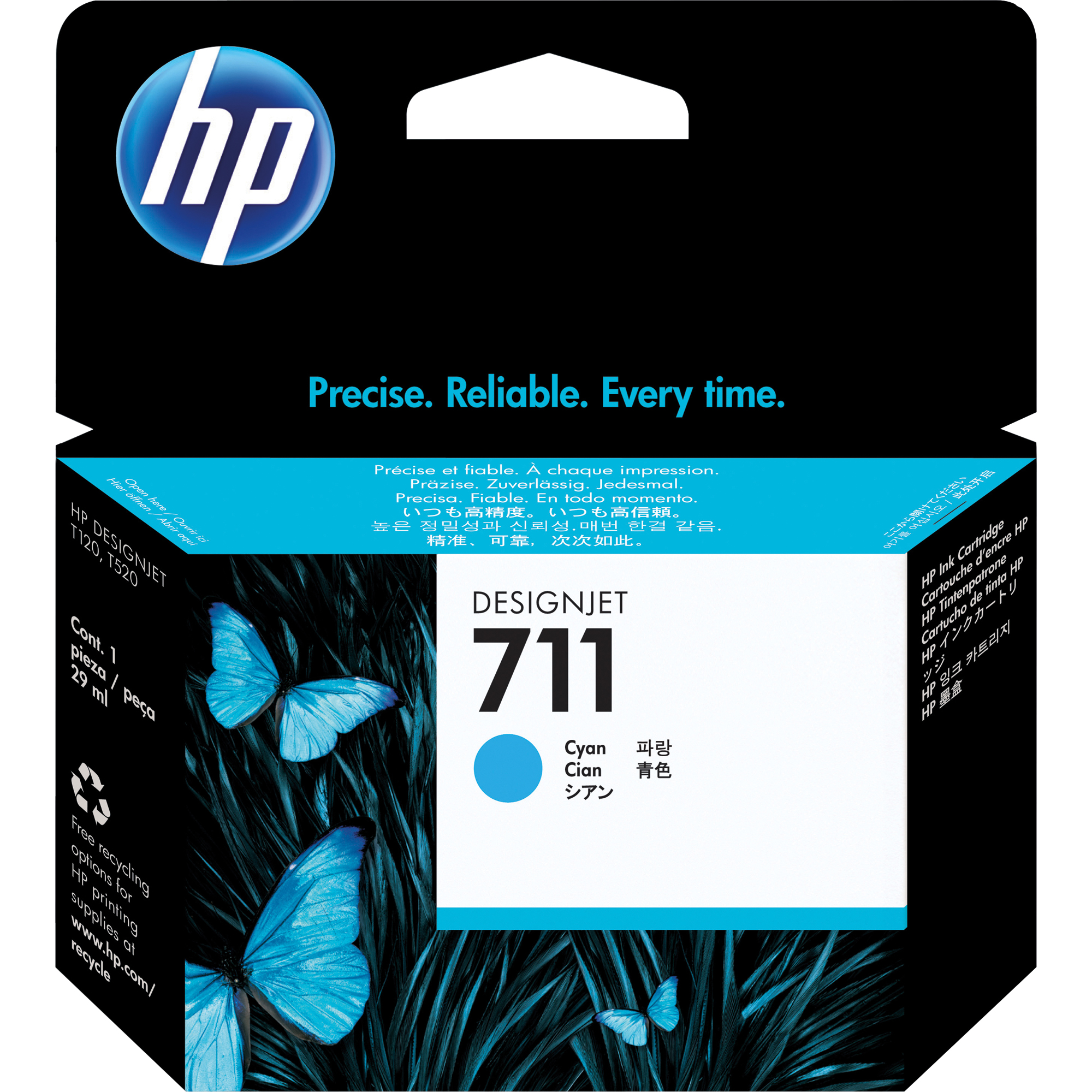 HP Tintenpatrone 711 cyan