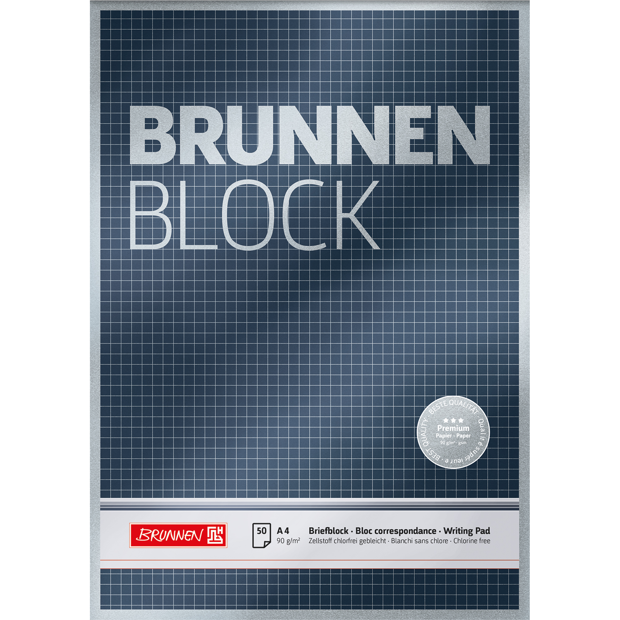 BRUNNEN Briefblock Premium kariert