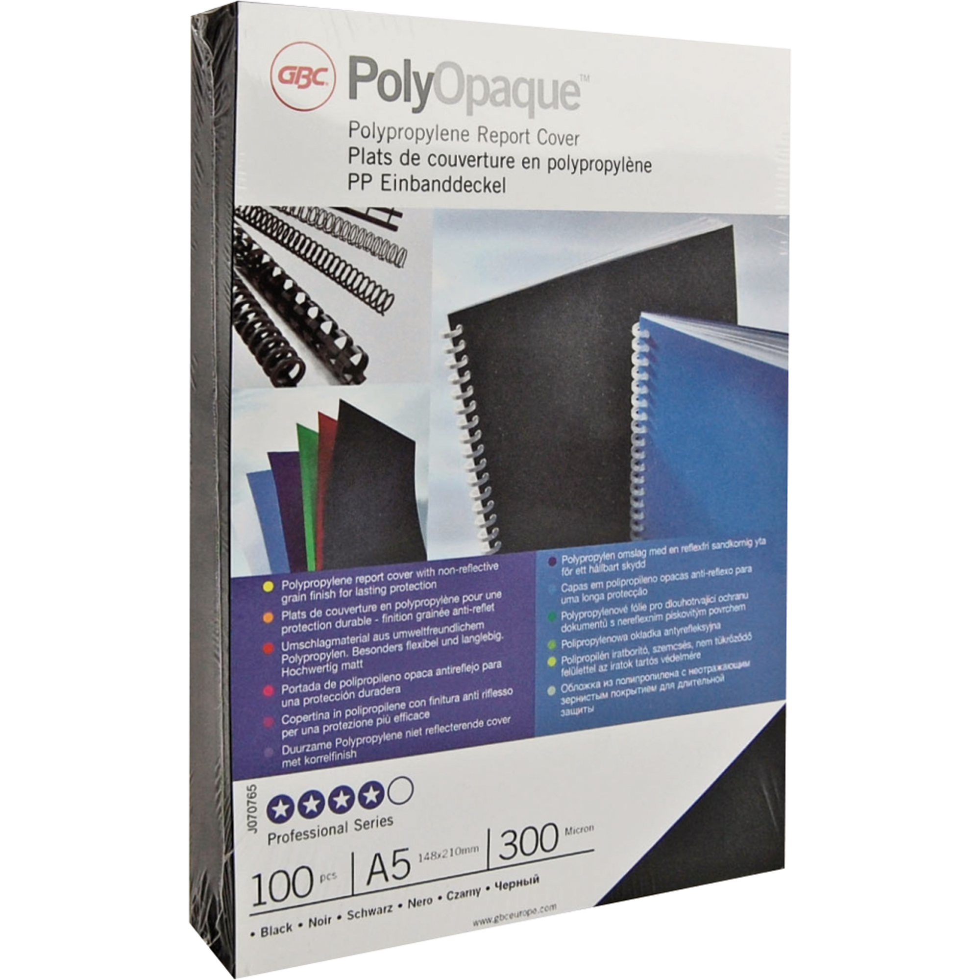 GBC® Deckblattfolie PolyOpaque™ 100 St./Pack.