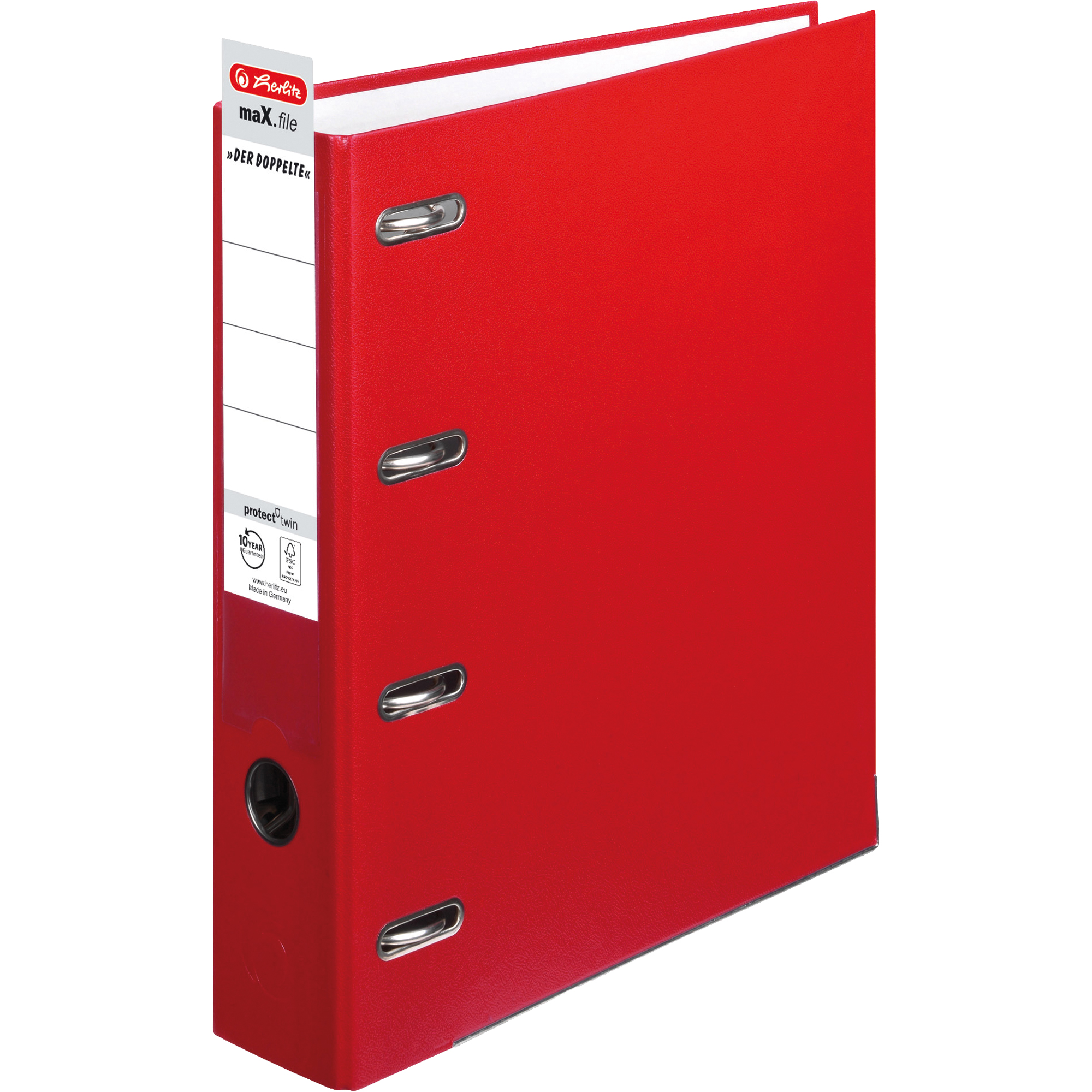 Herlitz Doppelordner maX.file protect 2 x DIN A5 quer 70 mm