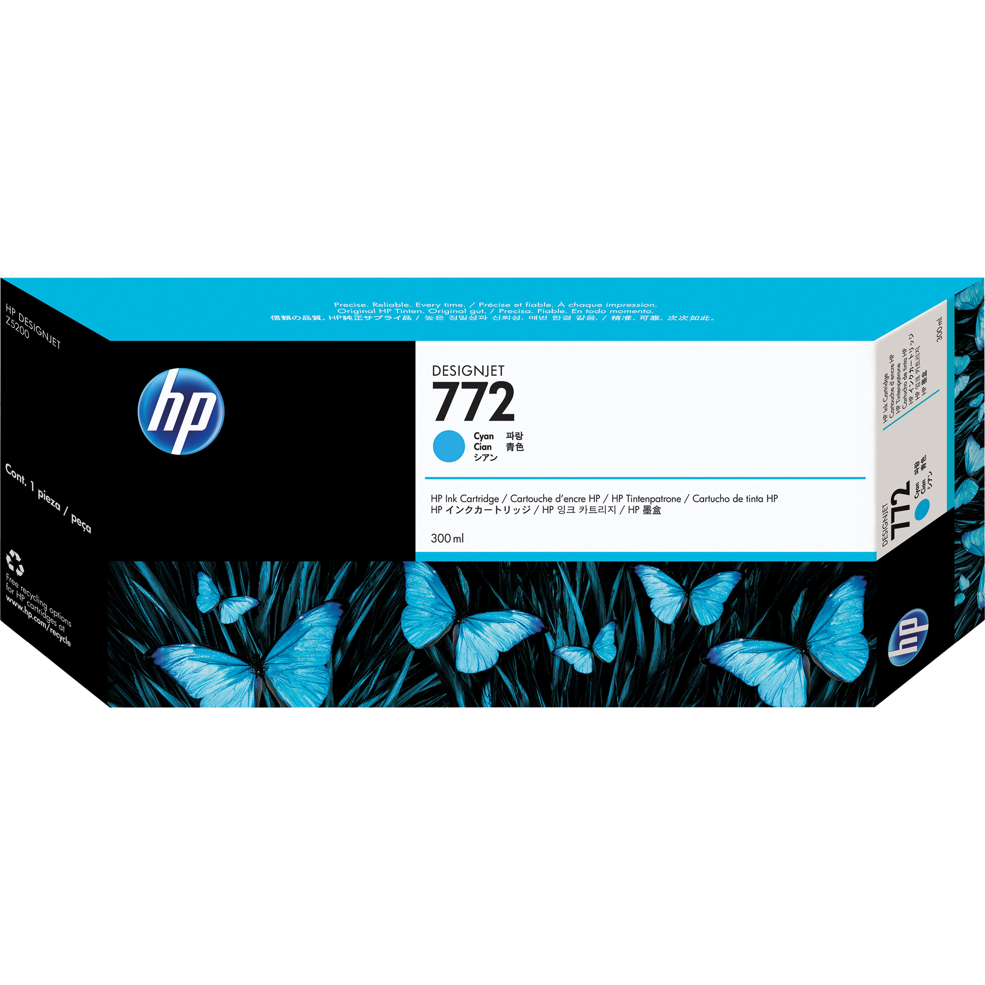 HP Tintenpatrone 772 cyan