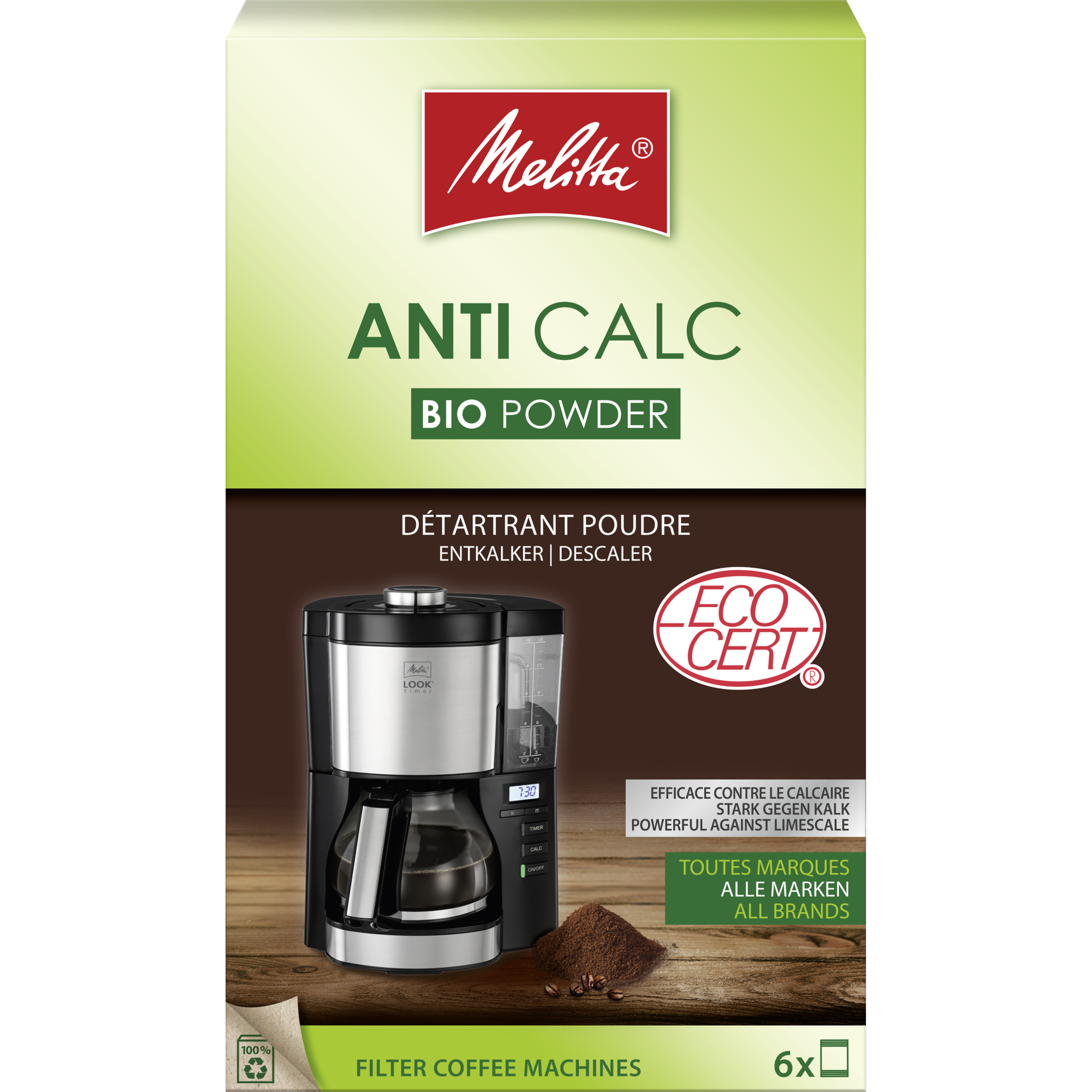 Melitta Entkalker ANTI CALC Bio Pulver