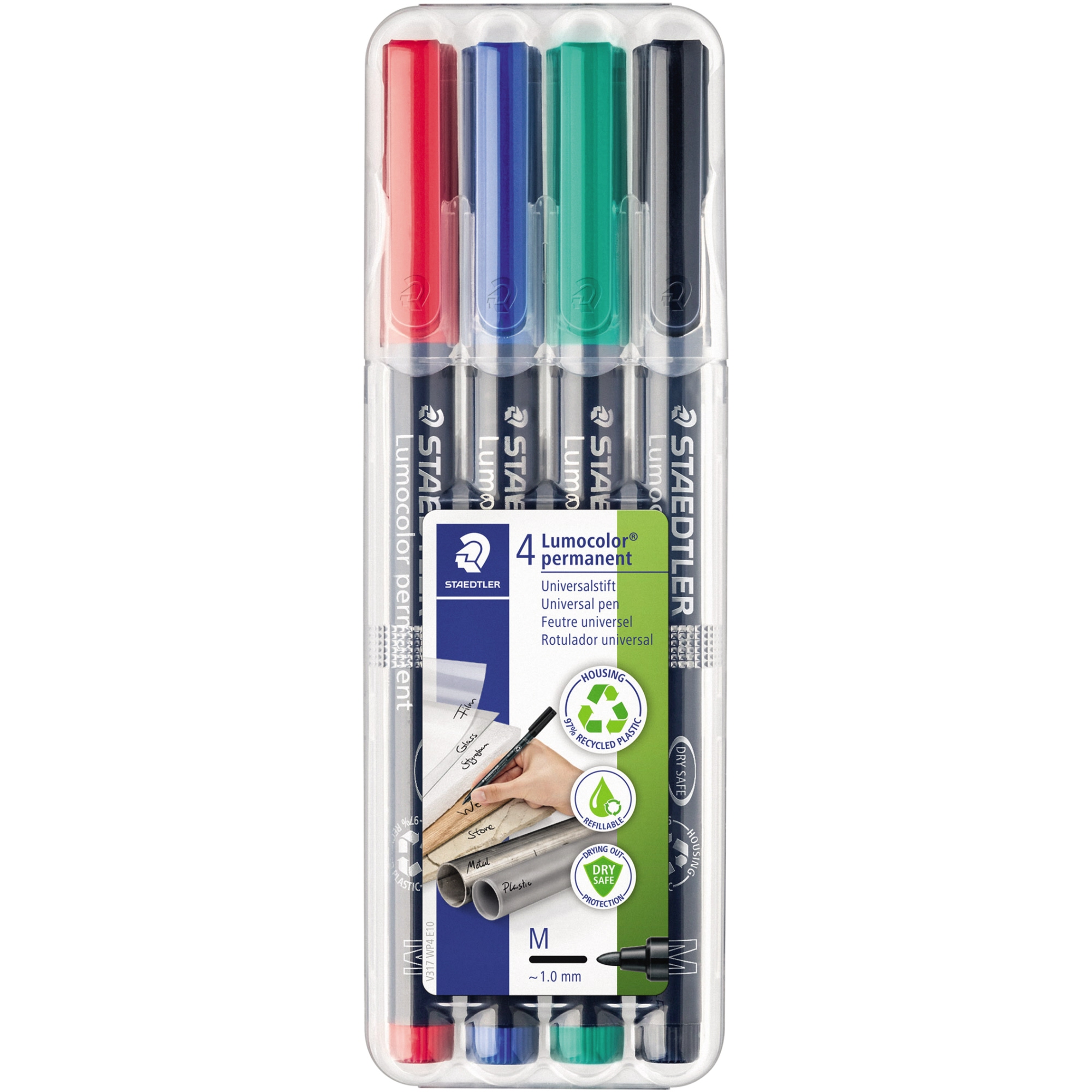 STAEDTLER® Folienstift Lumocolor® permanent 317 4 St./Pack.