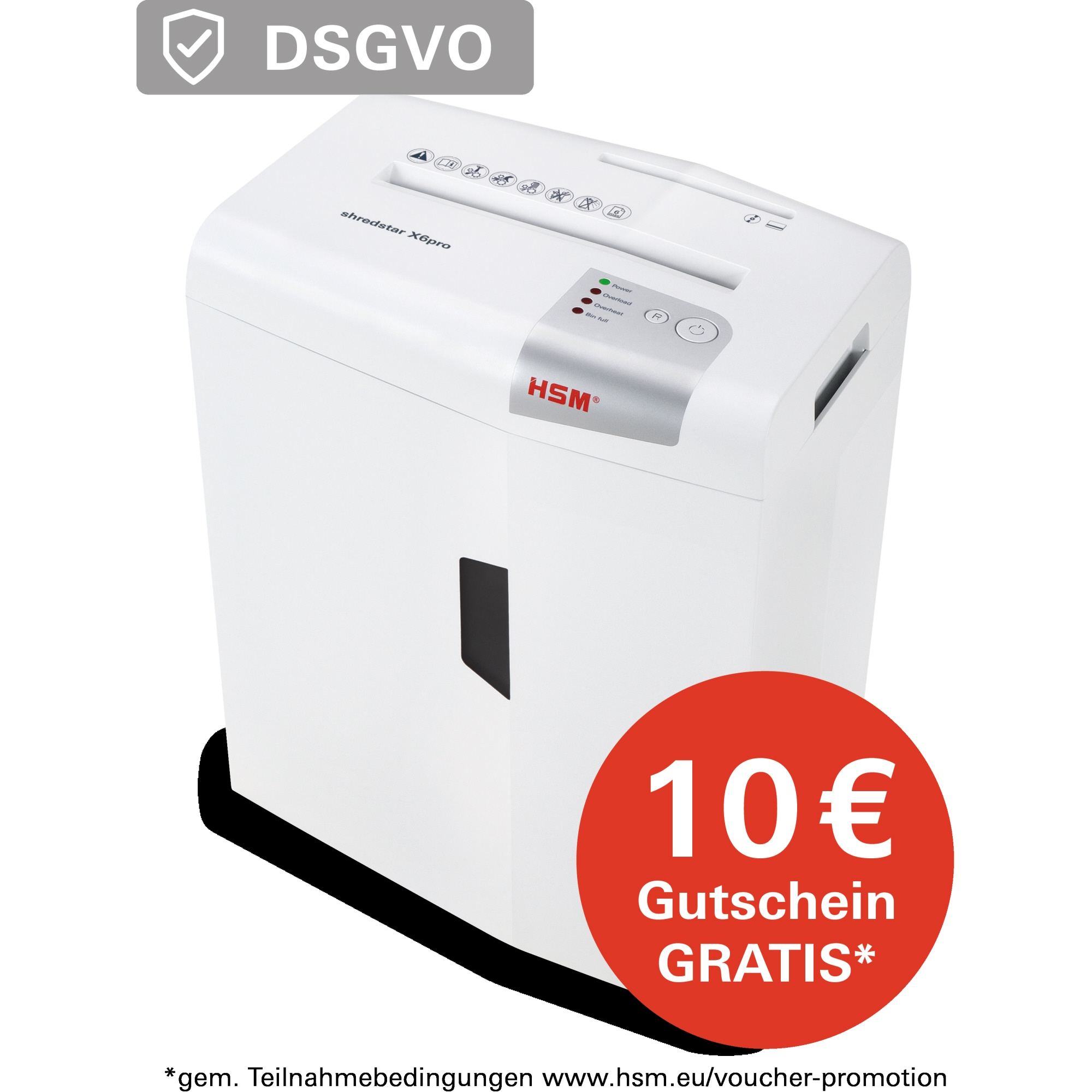 HSM® Aktenvernichter shredstar X6pro