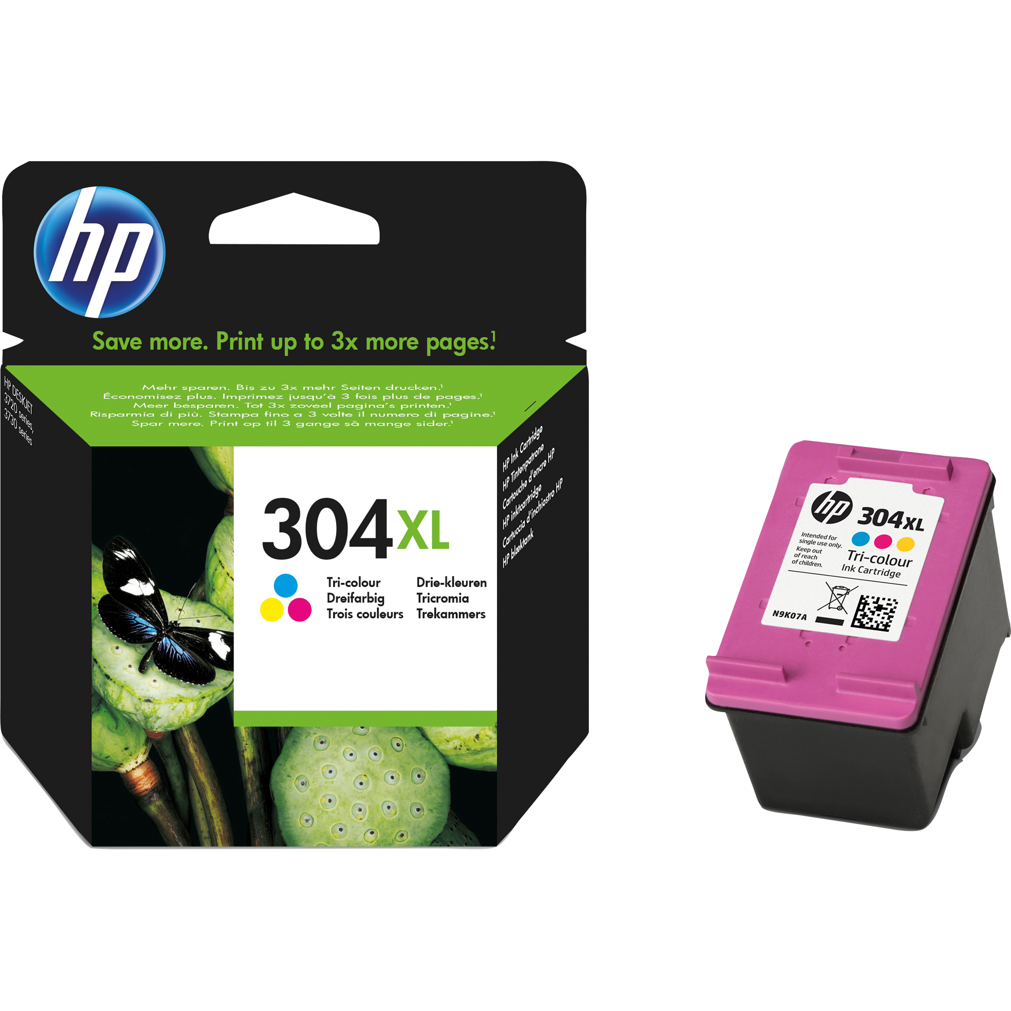 HP Tintenpatrone 304XL cyan/magenta/gelb