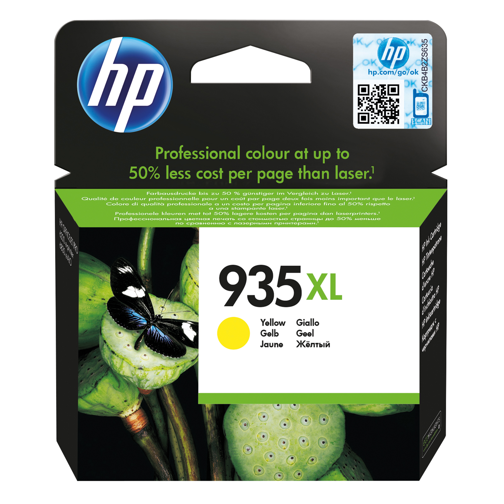 HP Tintenpatrone 935XL gelb