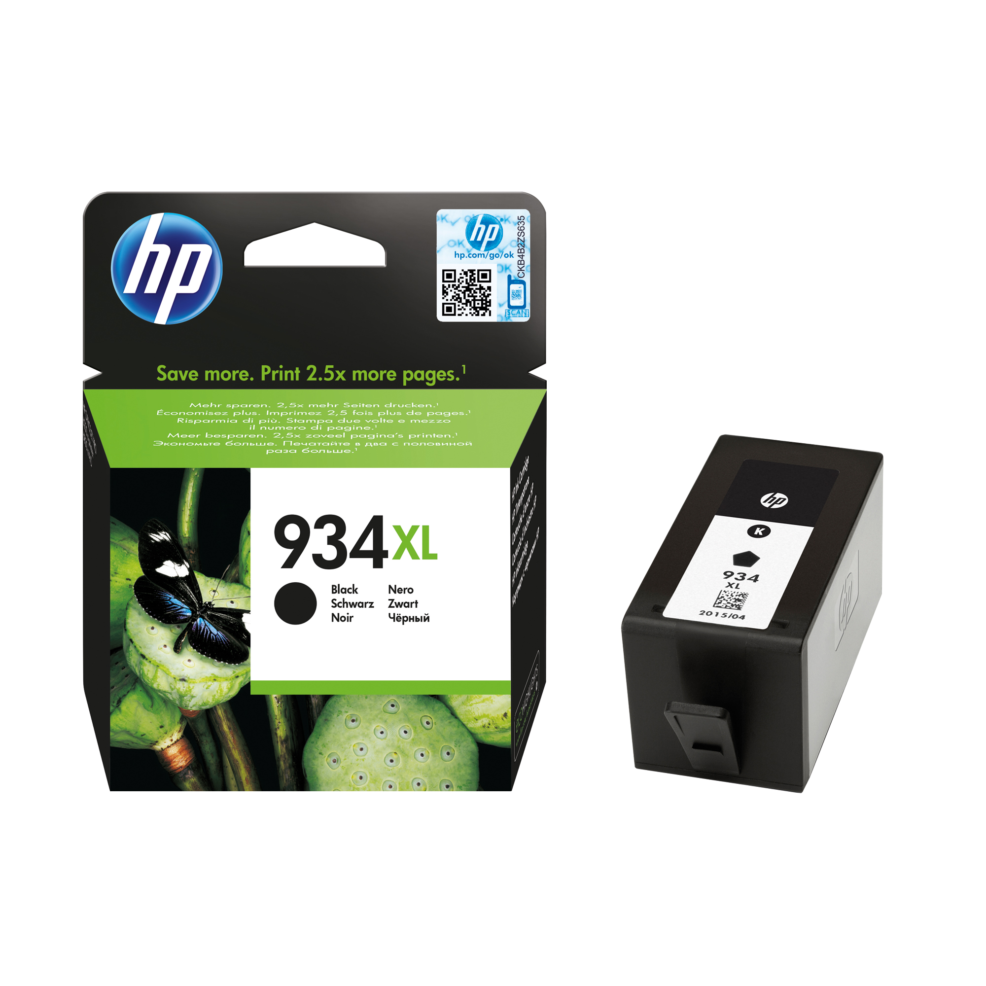 HP Tintenpatrone 934XL schwarz