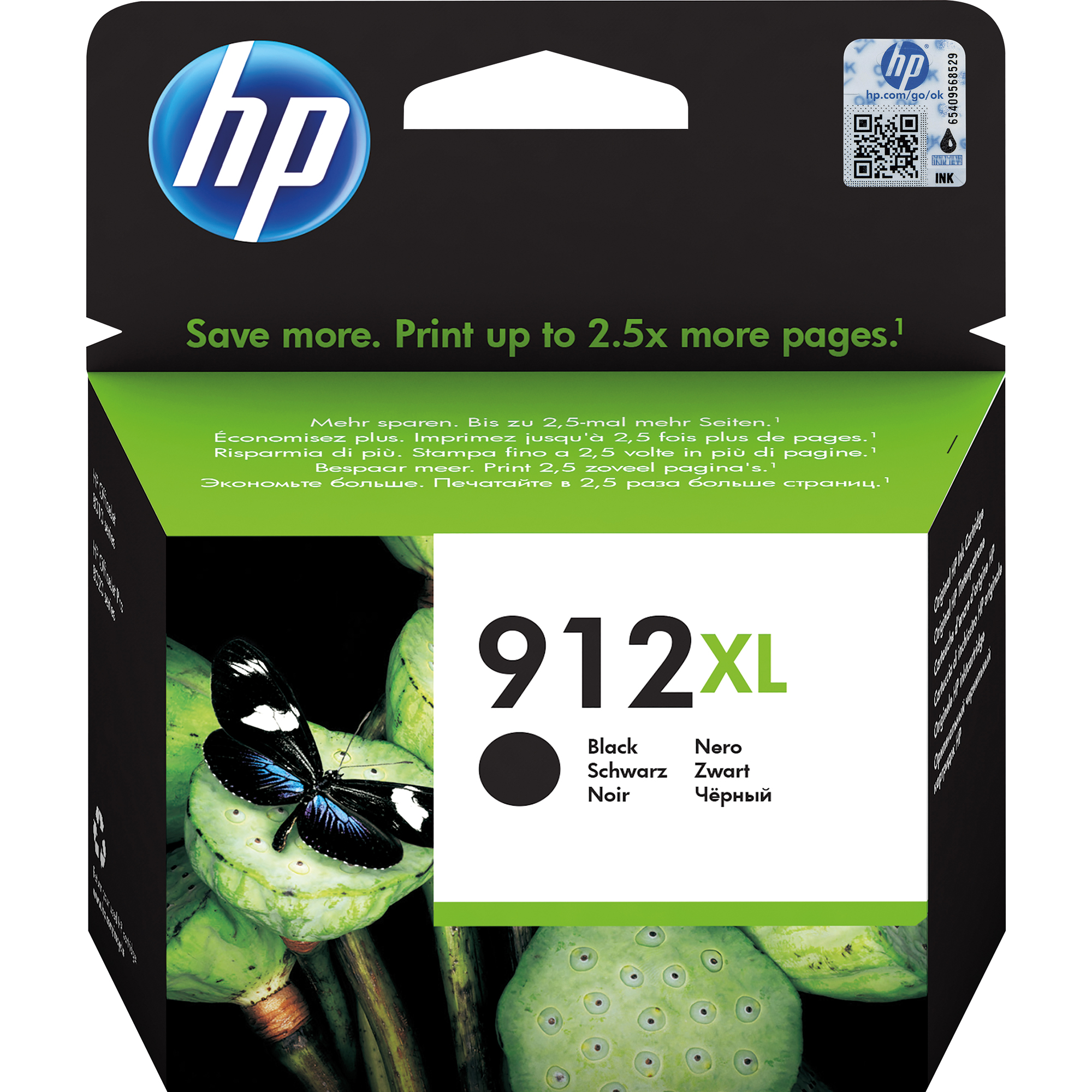 HP Tintenpatrone 912XL schwarz