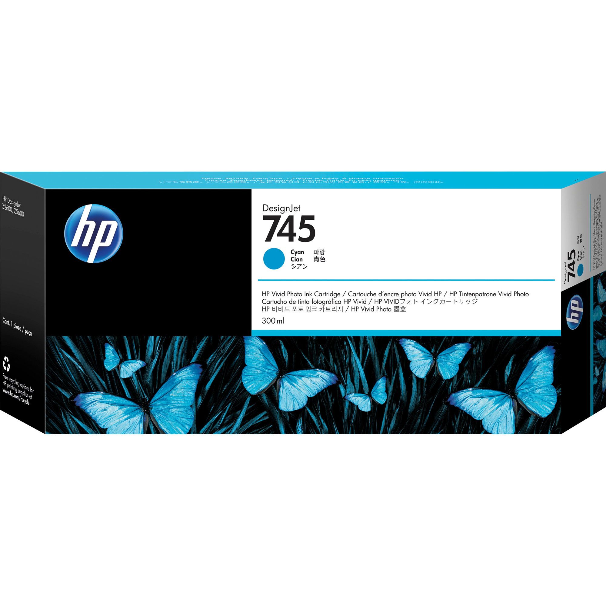 HP Tintenpatrone 745 cyan