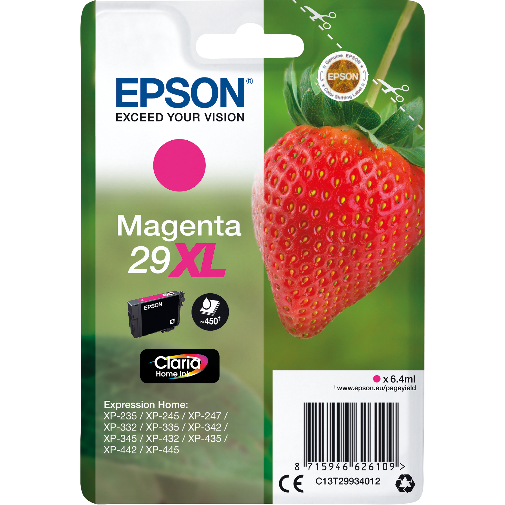 Epson Tintenpatrone 29XL magenta