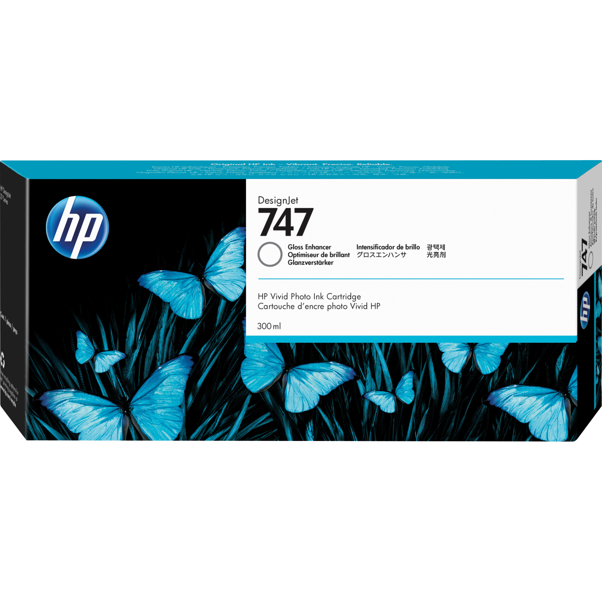 HP Tintenpatrone 747 farblos