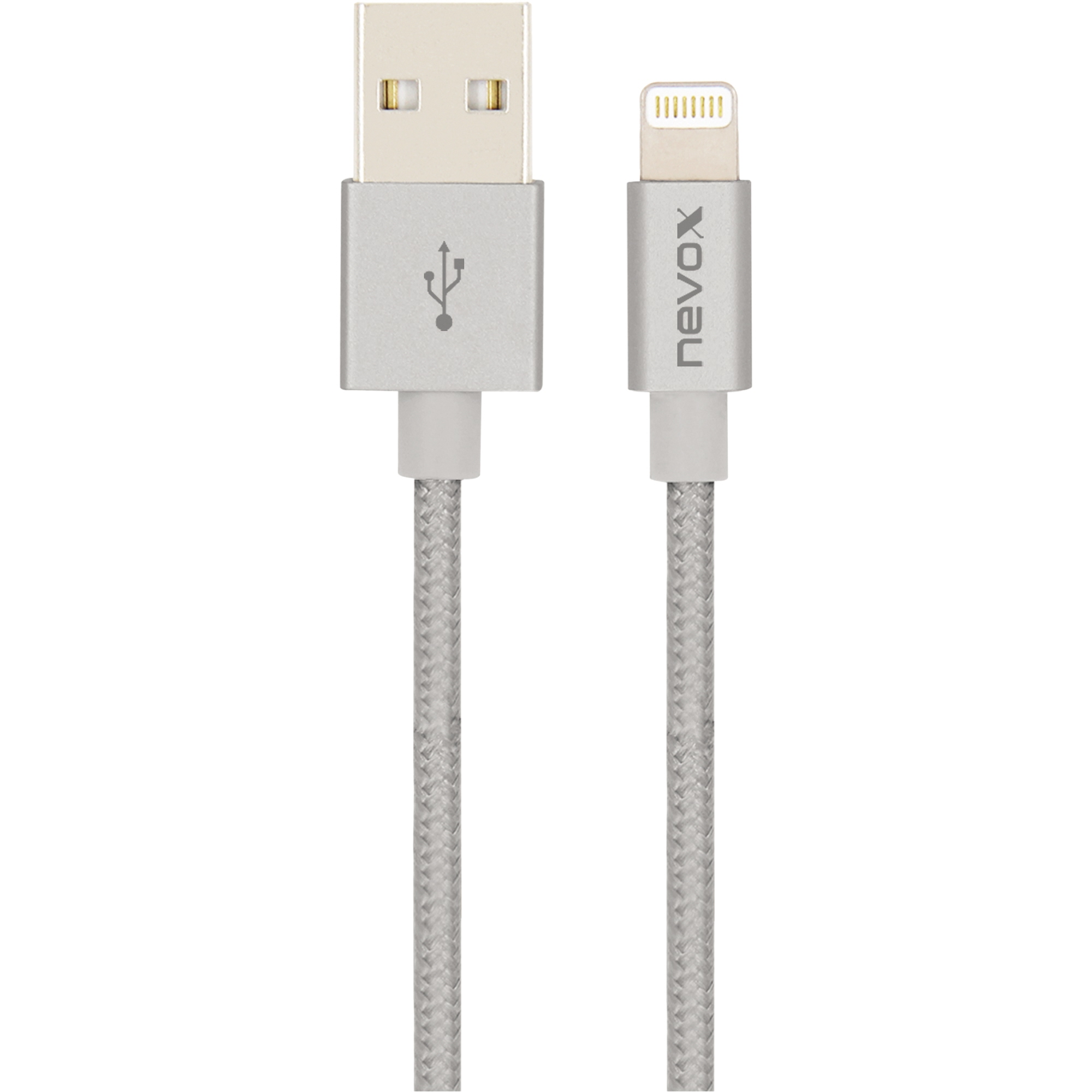 nevox USB-Kabel USB-A-Stecker/Lightning-Stecker