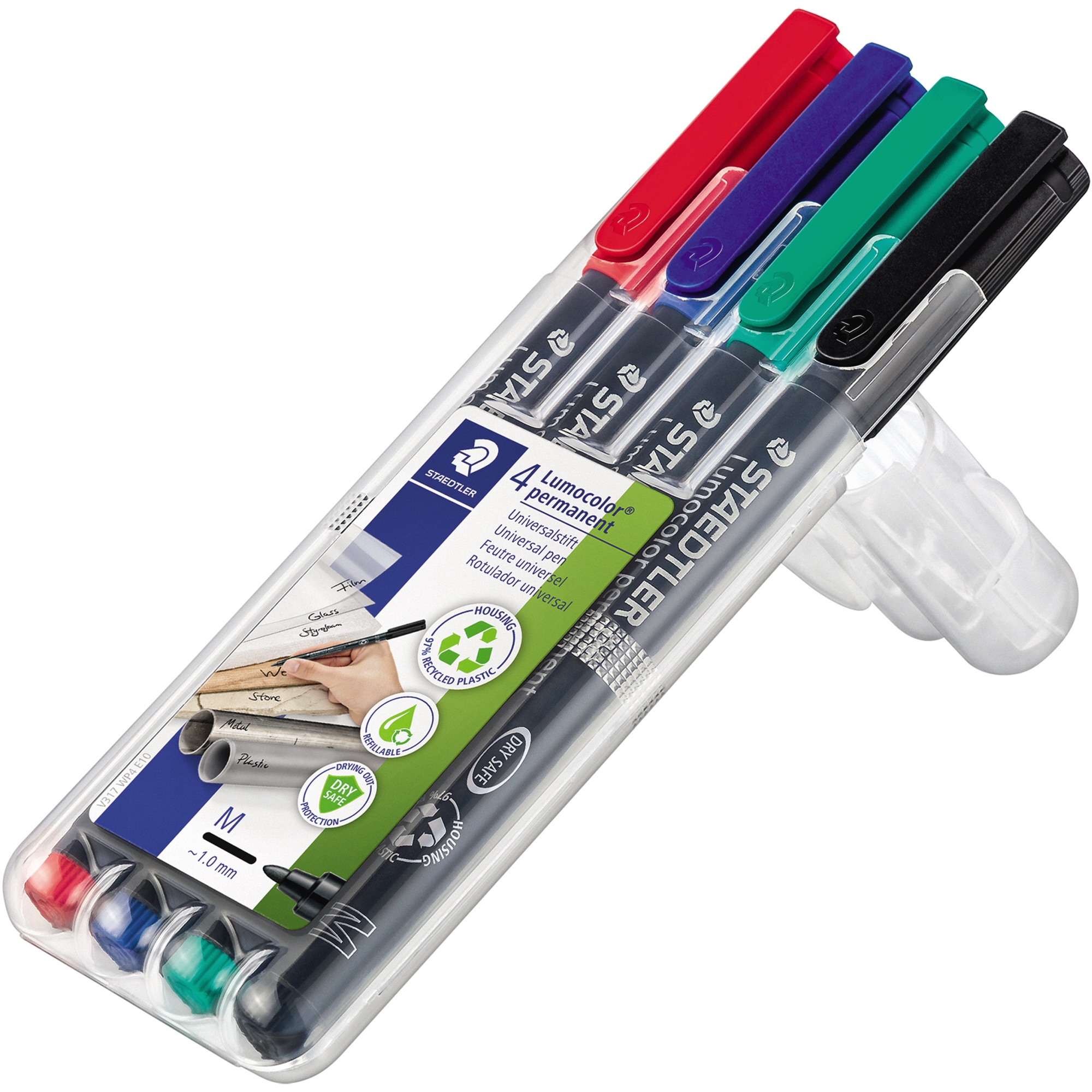 STAEDTLER® Folienstift Lumocolor® permanent 317 4 St./Pack.