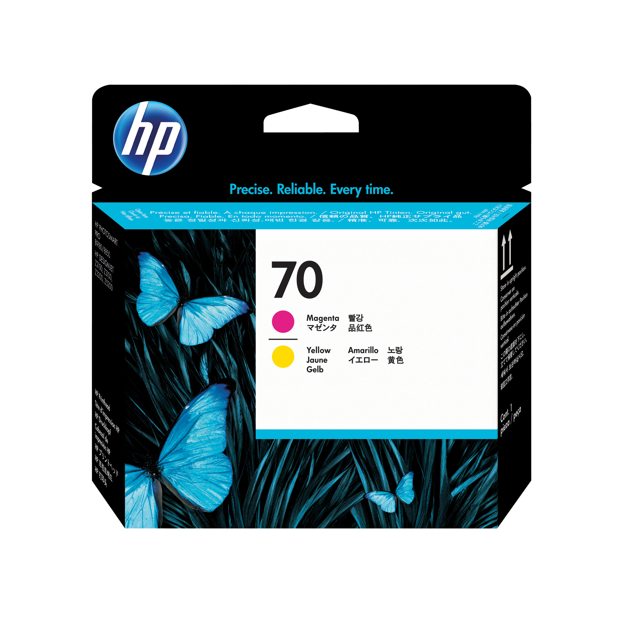 HP Druckkopf 70 magenta/gelb