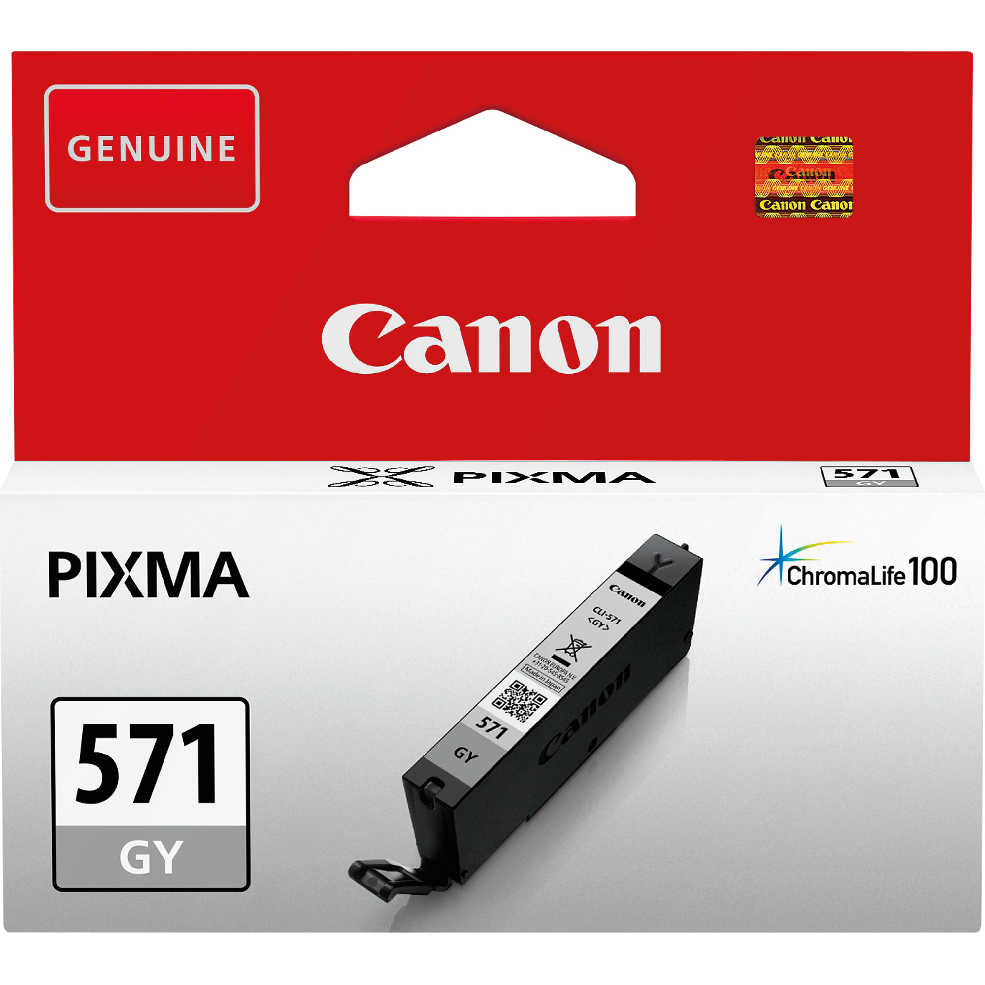 Canon Tintenpatrone CLI-571XL GY grau