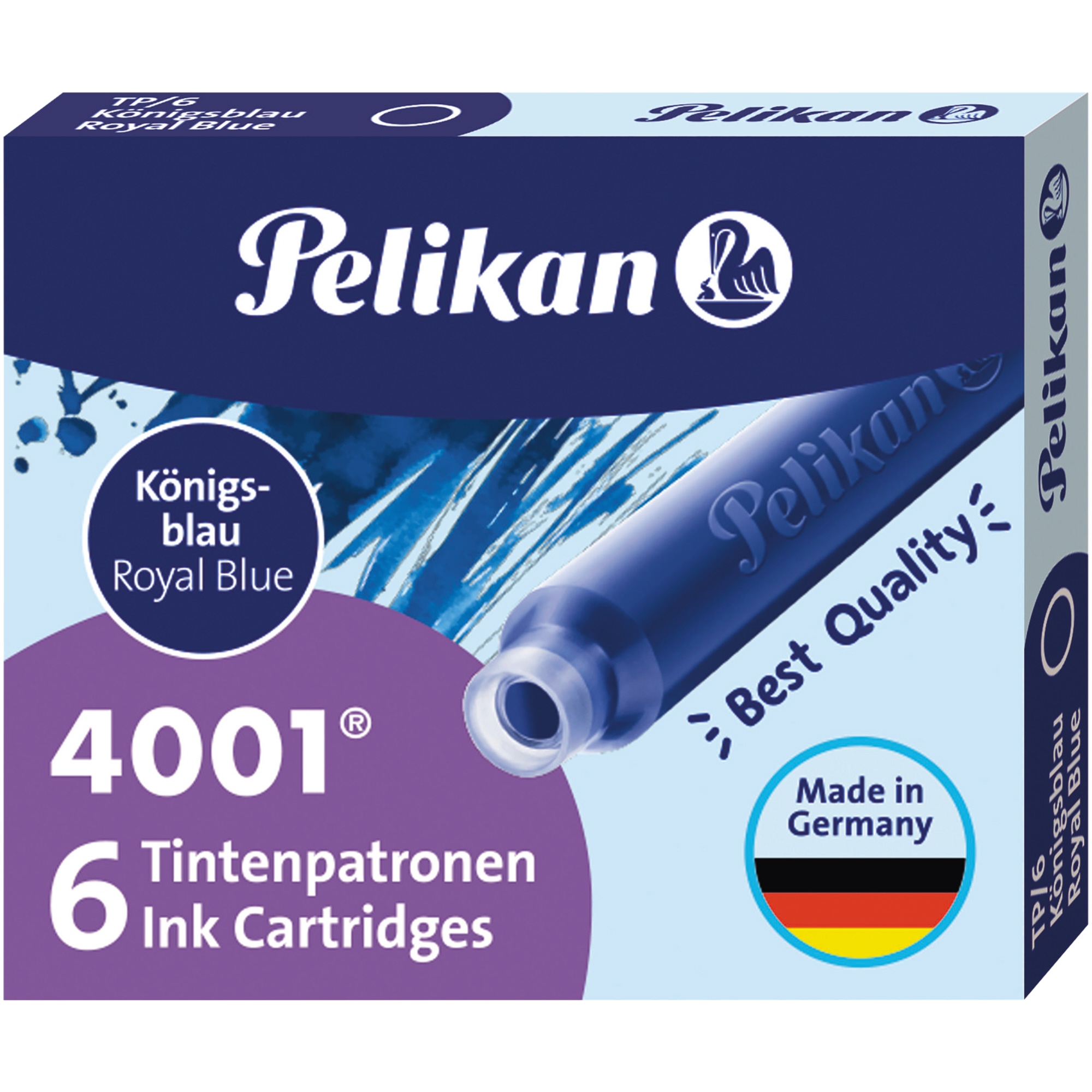 Pelikan Tintenpatrone 4001 TP/6 löschbar 6 St./Pack.